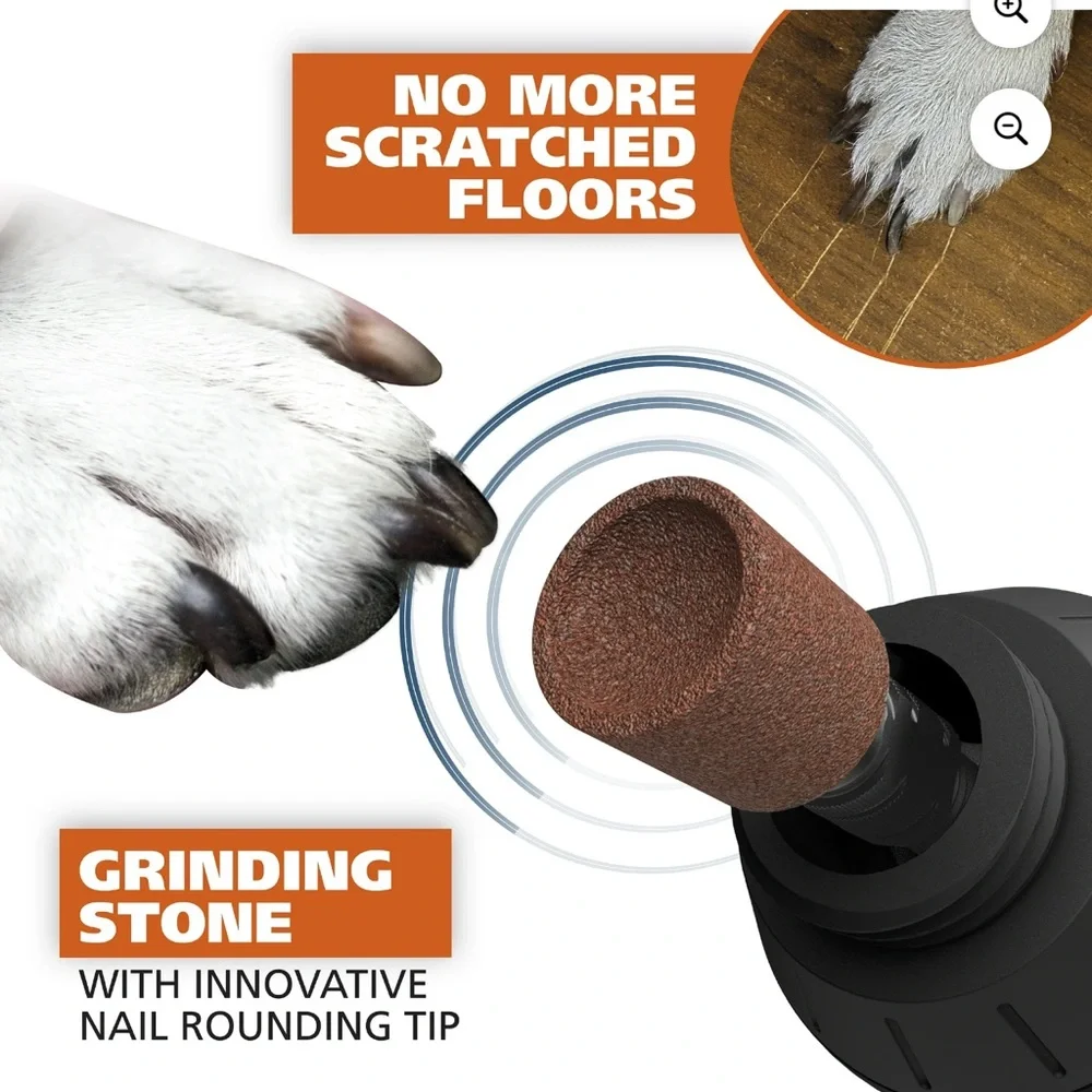 Wahl Grind & Smooth 2-Speed Nail Grinder - Orange and Black